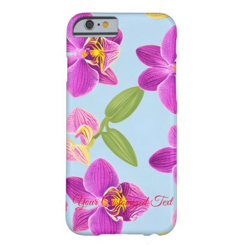 Orchid Flowers Pattern Where Nature Meets Art Barely There iPhone 6 Case