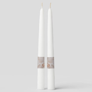 Orchid funeral memorial taper candle