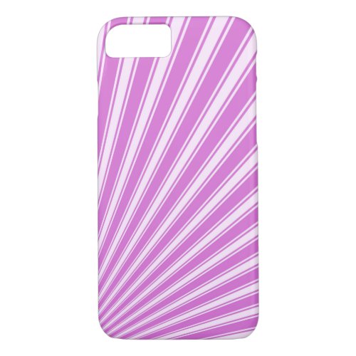 Orchid Funky Sun Rays Background iPhone 87 Case