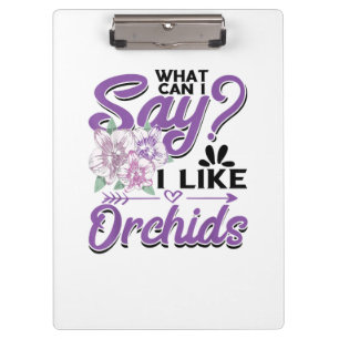 Orchid Gardening Clipboard