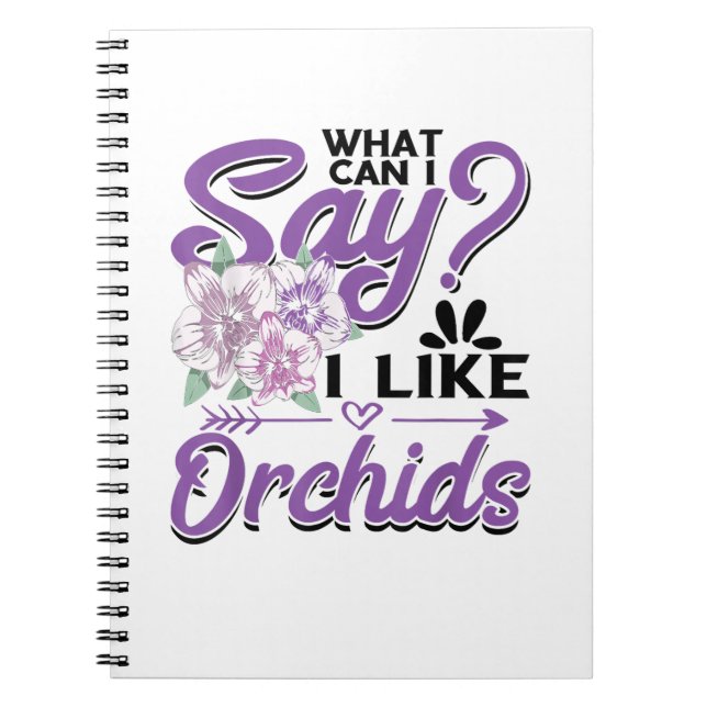 Orchid Gardening Notebook (Front)