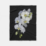 Orchid Garland Fleece Blanket