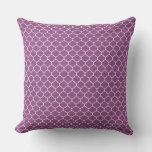 Orchid Geometric Ornamental Design Throw Pillow at Zazzle