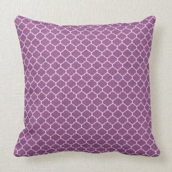 Orchid Geometric Ornamental Design Throw Pillow by SweetFancyDesigns at Zazzle