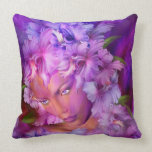 Orchid Goddess Art Decorator PIllow