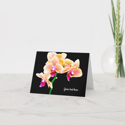 Orchid Greeting card