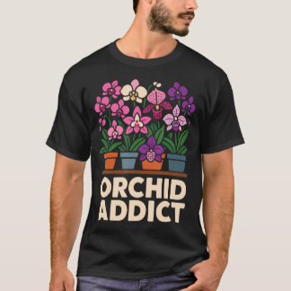 Orchid Grower Whisperer Mom Rare Plant Botanical T-Shirt
