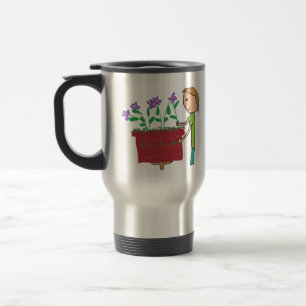 Orchid Growing Travel Mug
