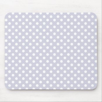 Orchid Hush Polka Dot Mousepad by ipad_n_iphone_cases at Zazzle