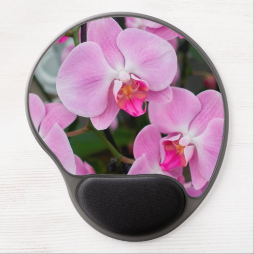 orchid in bloom in the garden mouse mat