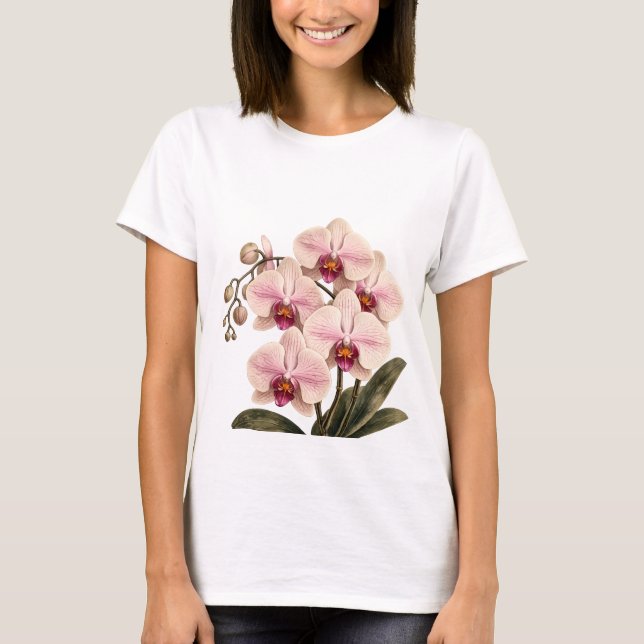 orchid in bloom tshirt (Front)