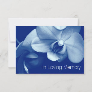 Orchid In Loving Memory 9 Celebration of Life Invitation