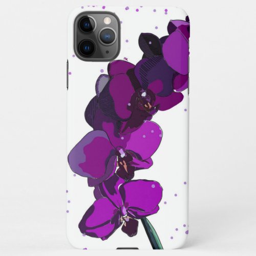 Orchid inked by madiklemm iPhone 11Pro max case