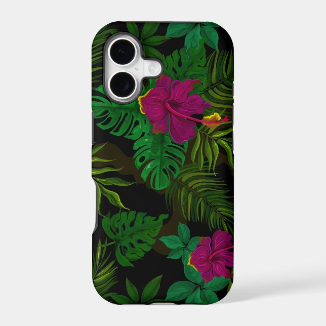 Orchid jungle pattern   Case-Mate iPhone case (Back)