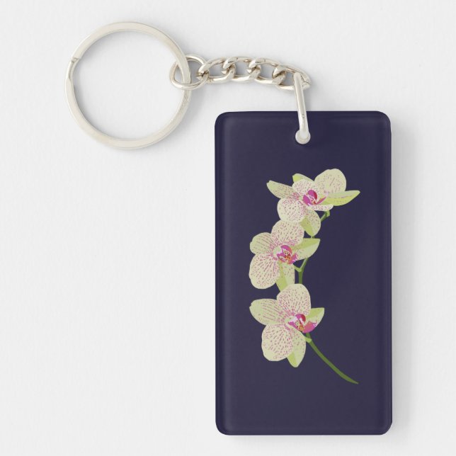 Orchid Keychain (Front)