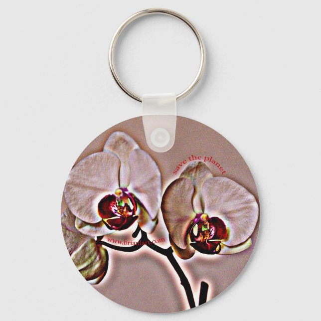 orchid keychain (Front)