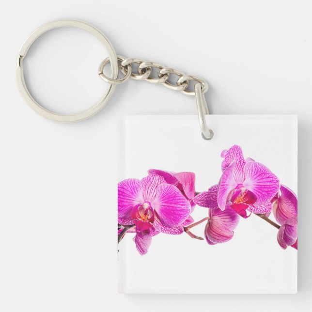 Orchid Keychain (Front)