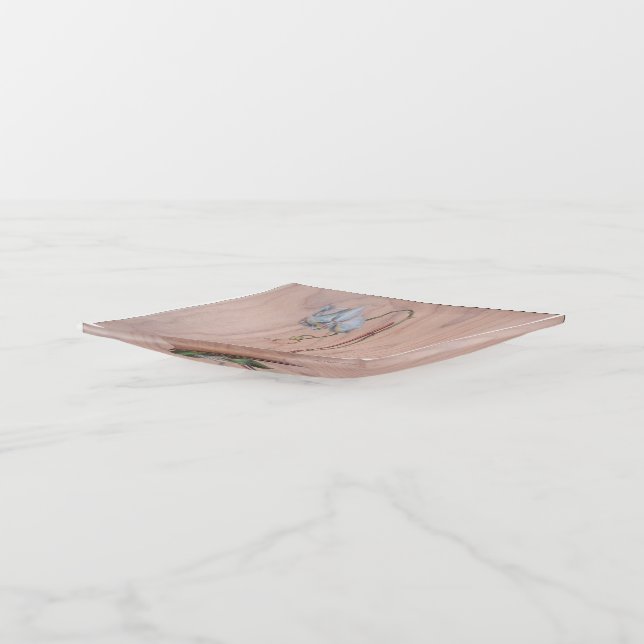 Orchid keys or trinket tray (Angled)