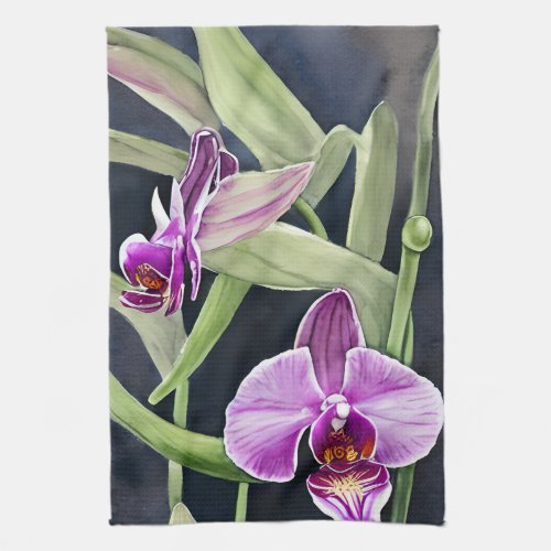 Orchid Kitchen Towel