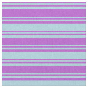 Orchid & Light Blue Striped/Lined Pattern Fabric