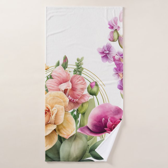 Orchid Love Towel (Bath Towel)