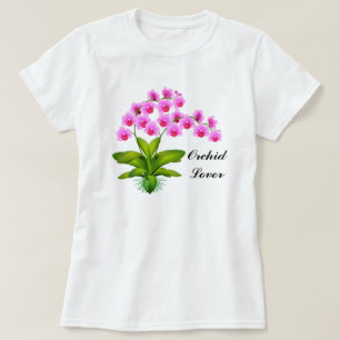 Orchid Lover Pink Phalaenopsis Shirt