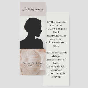 Orchid memorial bookmarks