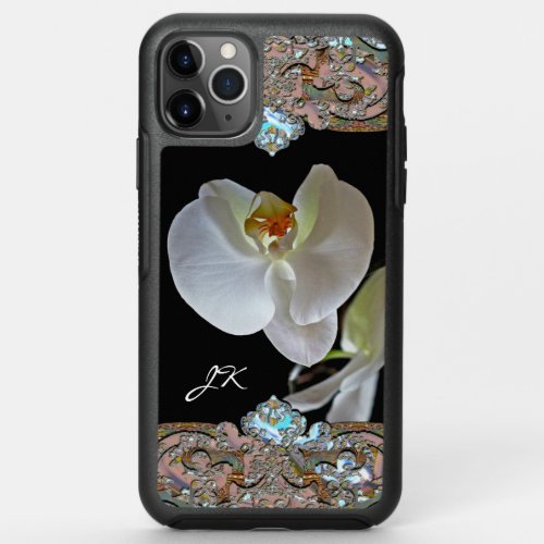 Orchid Monogram Pretty Floral OtterBox Symmetry iPhone 11 Pro Max Case