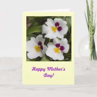 Orchid Mother's Day Card