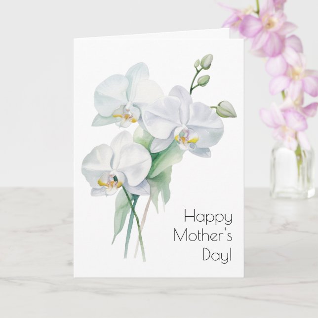 Orchid Mother's Day Card (Orchid)