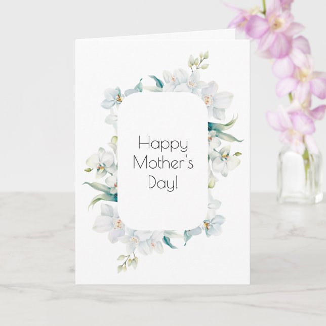 Orchid Mother's Day Greeting Card (Orchid)