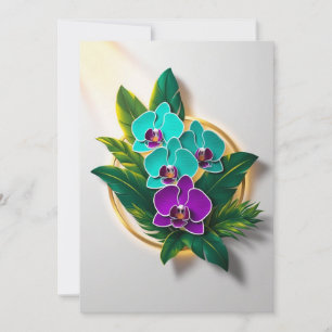 Orchid Nights at New York Botanical Garden Invitation