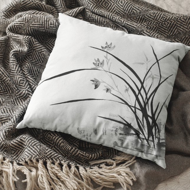 Orchid Nobility Throw Pillow (Creator Uploaded)