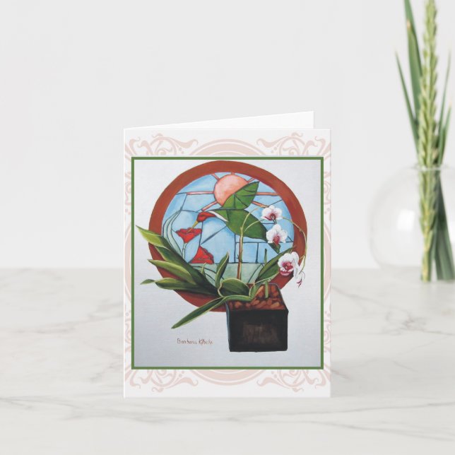 Orchid Note card (Front)