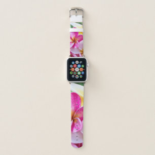 orchid , opal Hawaiian flower watch Apple Watch Band