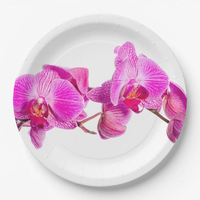 Orchid Paper Plates (Front)