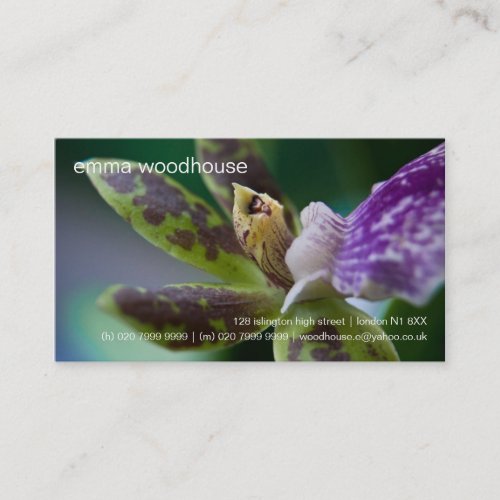 Orchid â€¢ Personal Business Card