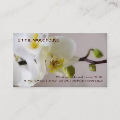 Orchid â€¢ Personal Business Card