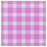 Orchid Pink and Blush Pink Checkered Plaid Fabric