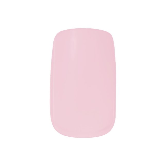 Orchid Pink Solid Plain Color Minx Nail Art (Right Thumb)