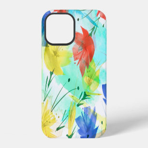 Orchid Poppy Peony Fashion Bouquet iPhone 12 Case
