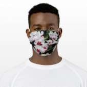 Orchid Print Adult Face Mask (Worn)