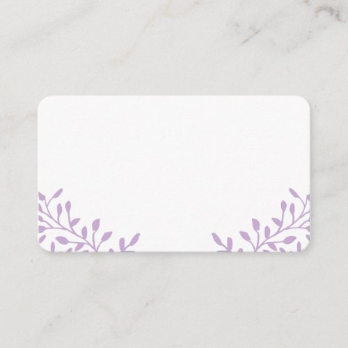 Radiant Orchid Secret Garden Wedding Place Cards Business Card
