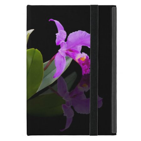 Orchid Reflected On Black Powis Ipad Mini Case
