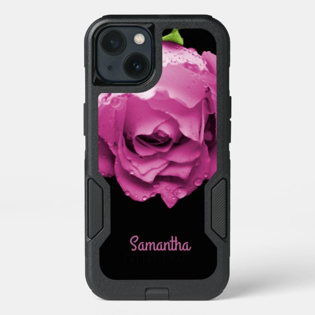 Orchid Rose with Dew OtterBox Google Pixel Case (Back)