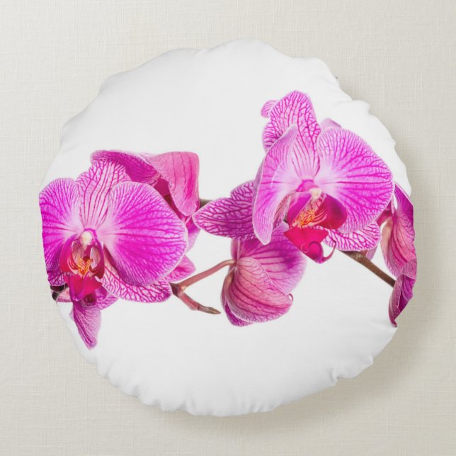 Orchid Round Pillow (Back)
