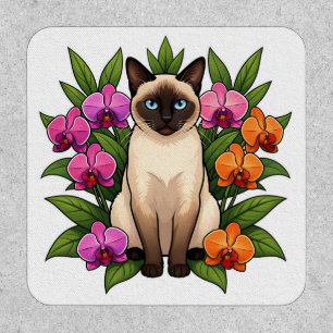 orchid siamese cat patch