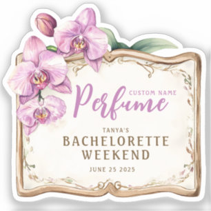 Orchid Spa Resort Perfume Label