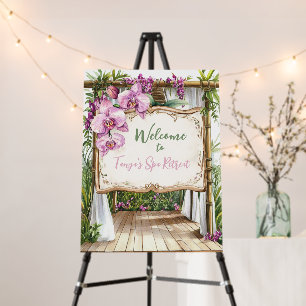 Orchid Spa Resort   Welcome Foam Board