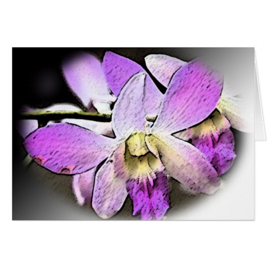Orchid-Stylized Cards (Front Horizontal)